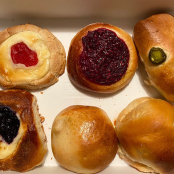 The Kolache Cafe - 1/2 Dozen Box - Strawberry Cheesecake, Raspberry, Smoked Jalapeño Sausage & Cheese, Blueberry Cheesecake, BBQ Pulled Pork & Italian Meatball - Breakfast & Brunch Near Me - Phoenix, Arizona The Kolache Cafe - 1/2 Dozen Box - Strawberry Cheesecake, Raspberry, Smoked Jalapeño Sausage & Cheese, Blueberry Cheesecake, BBQ Pulled Pork & Italian Meatball - Breakfast & Brunch Near Me - Phoenix, Arizona