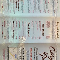 Curry & grill - Menu 12/2025