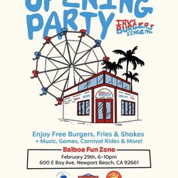 Irv's Burgers - Opening Party