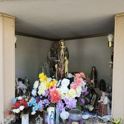 Chiriaco Summit Coffee Shop - Shrine to LA Virgin
