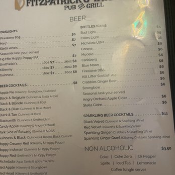 Fitzpatrick's Tavern - Menu 01/2024 - Beer, Wine & Spirits Near Me - Solvang, California Fitzpatrick's Tavern - Menu 01/2024 - Beer, Wine & Spirits Near Me - Solvang, California