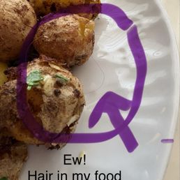 A brown hair in my potatoes - A brown hair in my potatoes -