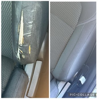 Art's Upholstery - The 1st pic was taken in the shade, while the brightness in the 2nd pic made it look diff. - Auto Detailing Near Me - Fresno, California Art's Upholstery - The 1st pic was taken in the shade, while the brightness in the 2nd pic made it look diff. - Auto Detailing Near Me - Fresno, California