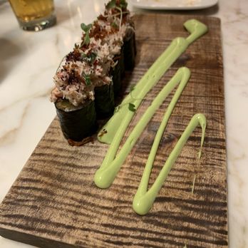Uchi Dallas - Snow Crab Maki   The avocado cream was super good. Overall, well executed dish - Japanese Near Me - Dallas, Texas