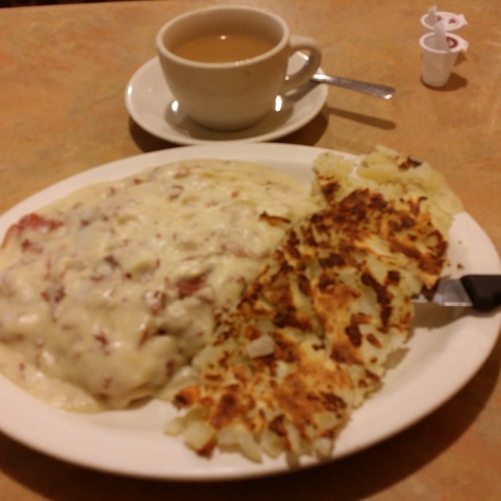 Andonio's Diner - Thats alot of cream chipped beef. With good home fries and big cup of coffee. - Diners Near Me - Philadelphia, Pennsylvania