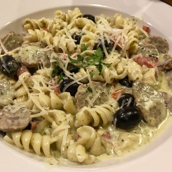 Sebastiano's Italiano - Build your own pasta. Rotini, creamy pesto, olives, roasted peppers, parmesan, and sausage. Delizioso! - Italian Near Me - Toledo, Ohio Sebastiano's Italiano - Build your own pasta. Rotini, creamy pesto, olives, roasted peppers, parmesan, and sausage. Delizioso! - Italian Near Me - Toledo, Ohio