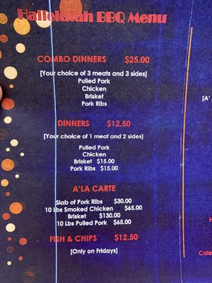 Menu photo 7 Halleluiah BBQ Apple Valley, CA Menu photo 7 Halleluiah BBQ Apple Valley, CA