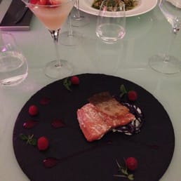 Salmon & Lychee martini