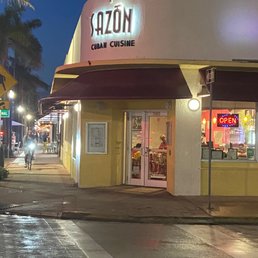 Exterior outside entrance of Sazon Cuban Cuisine - Exterior - Miami Beach, Florida Exterior outside entrance of Sazon Cuban Cuisine - Exterior - Miami Beach, Florida