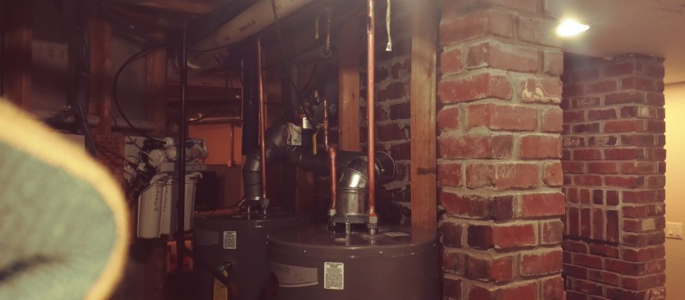 Slide of Edwards plumbing sewer and electrical