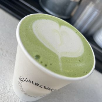 Neighborhood - Matcha latte - Coffee & Tea Near Me - Los Angeles, California