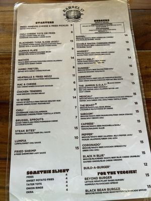 Menu photo 6 Barrel 17 Virginia Beach, VA