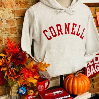 The Cornell Store on the Ithaca Commons - Our best selling reverse weave hoodie! - Men's Clothing Near Me - Ithaca, New York