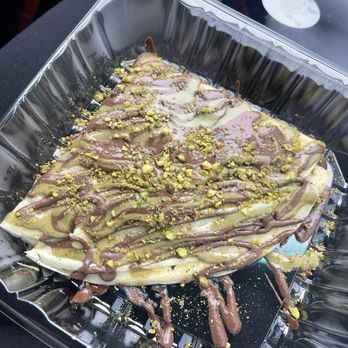 Prino’s Mediterranean Grill - This is the DUBAI CHOCOLATE CREPE! You won't regret giving it a try! It has just the right amount of sweetness. Not to overwhelming. - Mediterranean Near Me - Hanover, Maryland Prino’s Mediterranean Grill - This is the DUBAI CHOCOLATE CREPE! You won't regret giving it a try! It has just the right amount of sweetness. Not to overwhelming. - Mediterranean Near Me - Hanover, Maryland