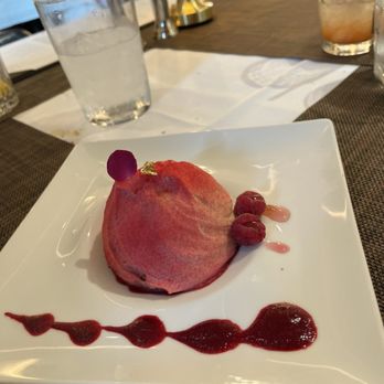 Rohr's - Raspberry Chocolate Ganash Dessert - Breakfast & Brunch Near Me - Notre Dame, Indiana