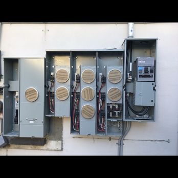 D 4 Electric - New main and meters for an 8 unit apartment complex - Electricians Near Me