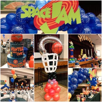 Space Jam Themed 1st Birthday Party By Tec Art Ideas Yelp