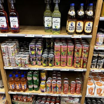 World Market - a variety of beverages on shelves - Home Decor Near Me - Glen Allen, Virginia