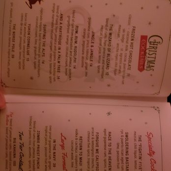 Cellar 335 - Holiday Drink Menu - Cocktail Bars Near Me - Jersey City, New Jersey