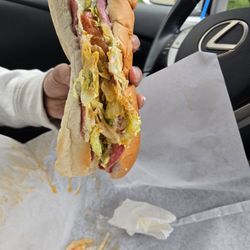 Newberry Sub Shop - A salami sandwich