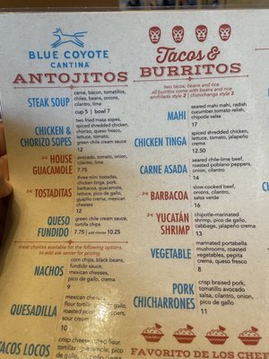 Menu photo 3 Blue Coyote Cantina Scottsdale, AZ Menu photo 3 Blue Coyote Cantina Scottsdale, AZ