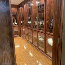 Part of the really nice gun collection.