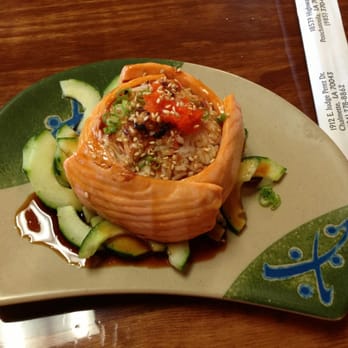 Bonzai Sushi Express - Baked salmon appetizer! - Japanese Near Me - Chalmette, Louisiana Bonzai Sushi Express - Baked salmon appetizer! - Japanese Near Me - Chalmette, Louisiana