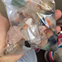 Approximately the amount of rocks you get from mining. Approximately the amount of rocks you get from mining.