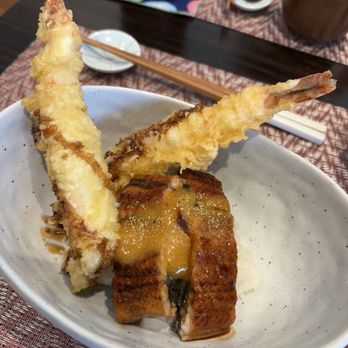 Hana Izumi - Bbq eel and shrimp tempura donburi - Japanese Near Me - Millbrae, California Hana Izumi - Bbq eel and shrimp tempura donburi - Japanese Near Me - Millbrae, California