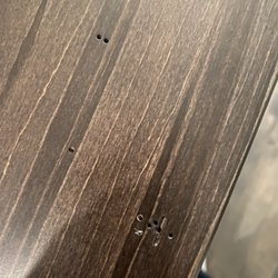 Bassett Furniture - Table arrived with 50+ holes!