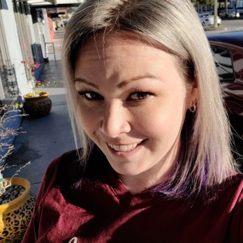KimmieB Salon - Beautiful icy ashy blonde with pops of deep velvet purple - Hair Salons Near Me - Sarasota, Florida KimmieB Salon - Beautiful icy ashy blonde with pops of deep velvet purple - Hair Salons Near Me - Sarasota, Florida
