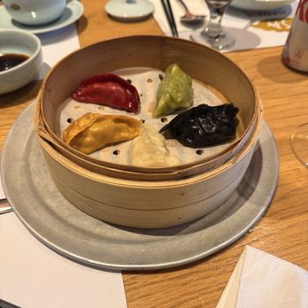 JA Jiaozi - Steamed Jiaozi Combo (5pcs)五彩蒸饺 (5 只) - Dim Sum Near Me - Irvine, California