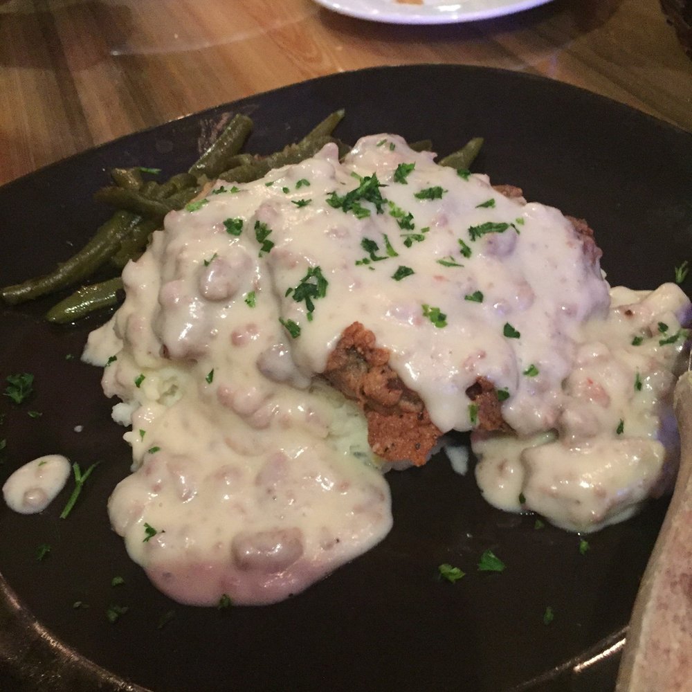 Rustic Table - Country fried steak! - Southern Near Me - Pawleys Island, South Carolina