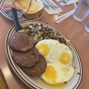 Coral Cafe - Sausage & Eggs - American Near Me - Burbank, California Coral Cafe - Sausage & Eggs - American Near Me - Burbank, California