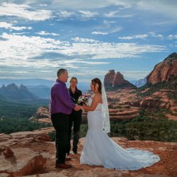 Sedona Elopement Weddings - Call us to see if one of us is available to marry you today!