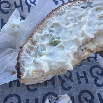 H&H Bagels - Everything scallion cream cheese - Bagels Near Me - Palm Desert, California
