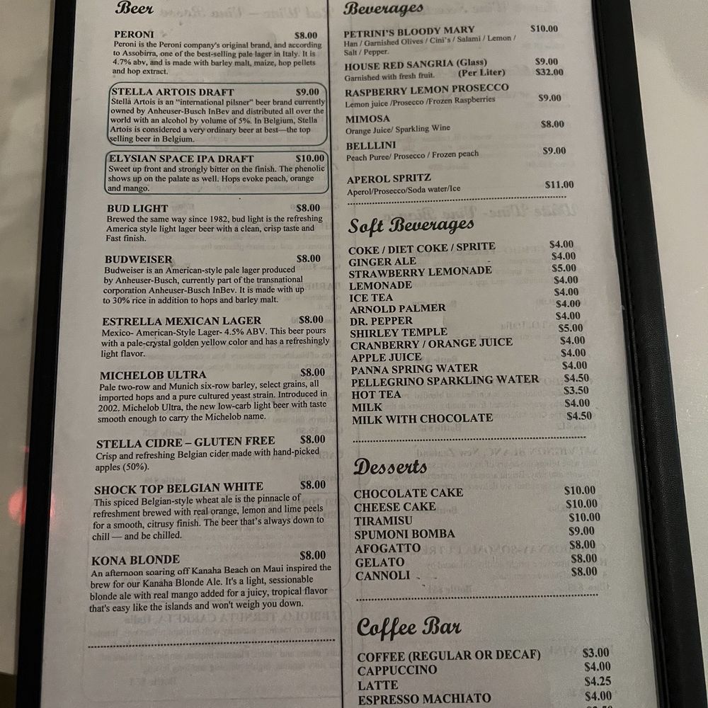 Petrini's San Diego - Italian Near Me - San Diego, California