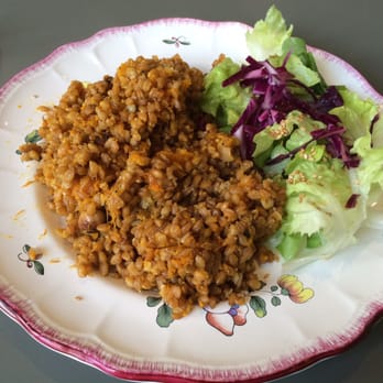 Against The Grain - Plat du jour: spelt risotto with pumpkin and hazelnuts - Cafes Near Me - Lyon, 69