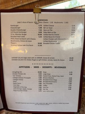 Menu photo 7 Chris' Restaurant Lorain, OH