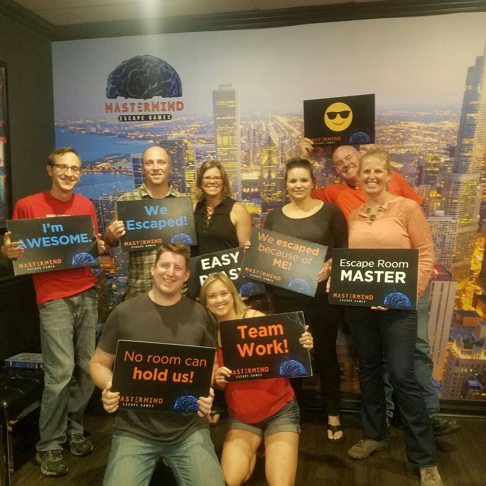 Mastermind Escape Games - We did it with 25 mins to spare :D - Escape Games Near Me - Schaumburg, Illinois Mastermind Escape Games - We did it with 25 mins to spare :D - Escape Games Near Me - Schaumburg, Illinois