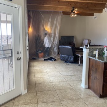 Bear Restoration - Work begins - Damage Restoration Near Me - Albuquerque, New Mexico