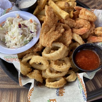 Crabby's Oceanside - No Worries Combo - Seafood Near Me - Daytona Beach, Florida Crabby's Oceanside - No Worries Combo - Seafood Near Me - Daytona Beach, Florida