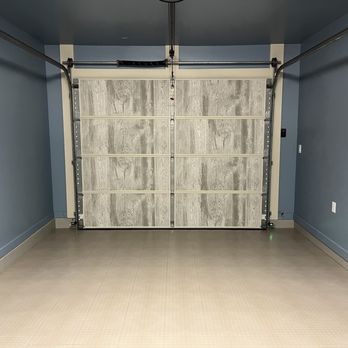 Horan Wallcovering - We added wallpaper to the back of the garage door panels- so cool! - Wallpapering Near Me - Waikoloa, Hawaii