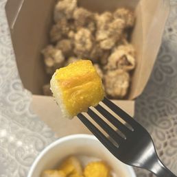 fried Fish Meat Siu Mai (10x) and popcorn Taiwanese Crispy Chicken fried Fish Meat Siu Mai (10x) and popcorn Taiwanese Crispy Chicken