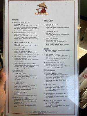 Menu photo 1 Kim Phong Vietnamese Bistro Martinez, CA Menu photo 1 Kim Phong Vietnamese Bistro Martinez, CA
