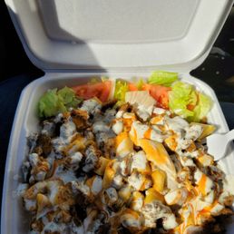 Lamb gyro platter. So delicious! Lamb gyro platter. So delicious!