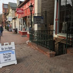 The New Hope Gallery And Print Shop - We are downstairs at 20 South Main Street in New Hope, PA