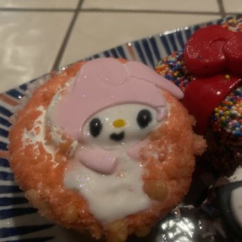 Hello Kitty Cafe - This was the best. Would get again. My Melody strawberry and cream cupcake. - Desserts Near Me - Las Vegas, Nevada Hello Kitty Cafe - This was the best. Would get again. My Melody strawberry and cream cupcake. - Desserts Near Me - Las Vegas, Nevada