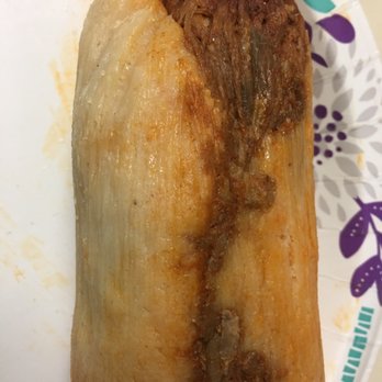 Efren's Mexican Restaurant - Yep, they do pack the meat on the pork Tamales - Mexican Near Me - Santa Maria, California