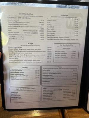 Menu photo 3 9W Diner Saugerties, NY